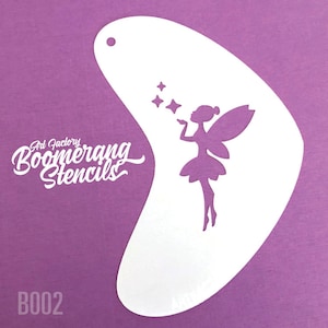 Fairy Kiss face painting stencil