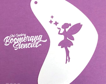 Fairy Kiss face painting stencil
