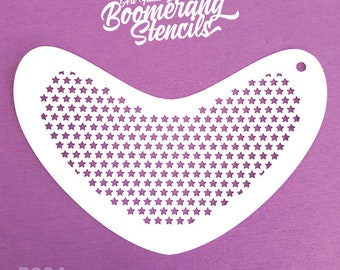 Small Stars Face Painting Stencil