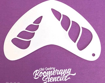 Unicorn Horn Face Painting Stencil