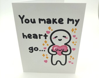 hungy pou uwu Greeting Card for Sale by Neesu