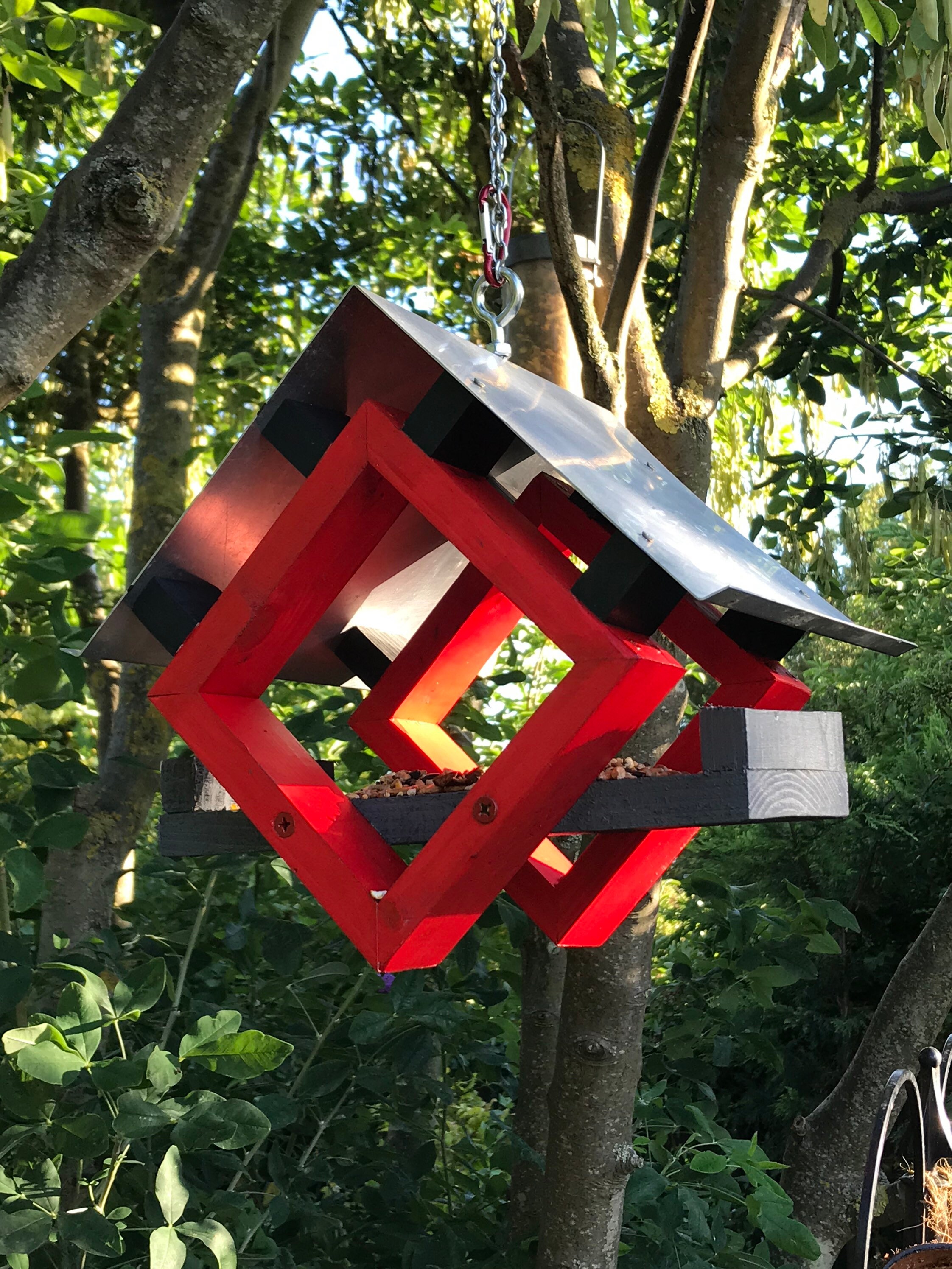 Adorable Japanese pagoda inspired small bird feeder with Etsy