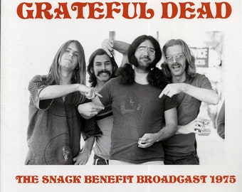 Grateful Dead – The Snack Benefit Broadcast 1975 [LP] Ltd Edition ORANGE vinyl =New SEALED=