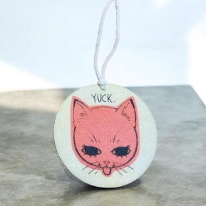 Yuck Vintage Cat Cute Car Air Freshener Scent