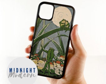 Singing Frogs Phone Case: Vintage Style iPhone & Galaxy