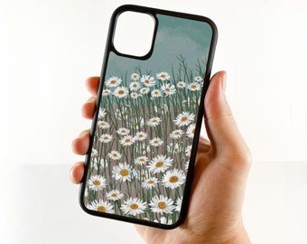 Daisies Vintage Phone Case, iPhone 7/8, iPhone SE, iPhone XR, iPhone 11, iPhone 12/12 Pro, iPhone 13, iPhone 14, iPhone 15, iPhone 15 Pro