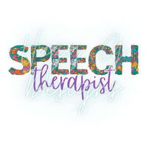 Speech Therapist PNG for Sublimation