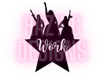 Hamilton Work PNG for Sublimation