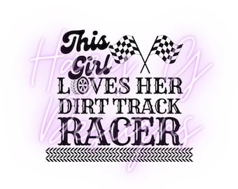 Den här tjejen älskar sin dirt track-racer