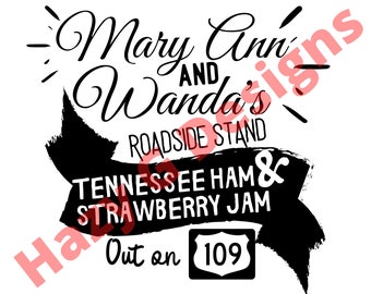 Mary Ann und Wandas Roadside Stand PNG für Sublimation