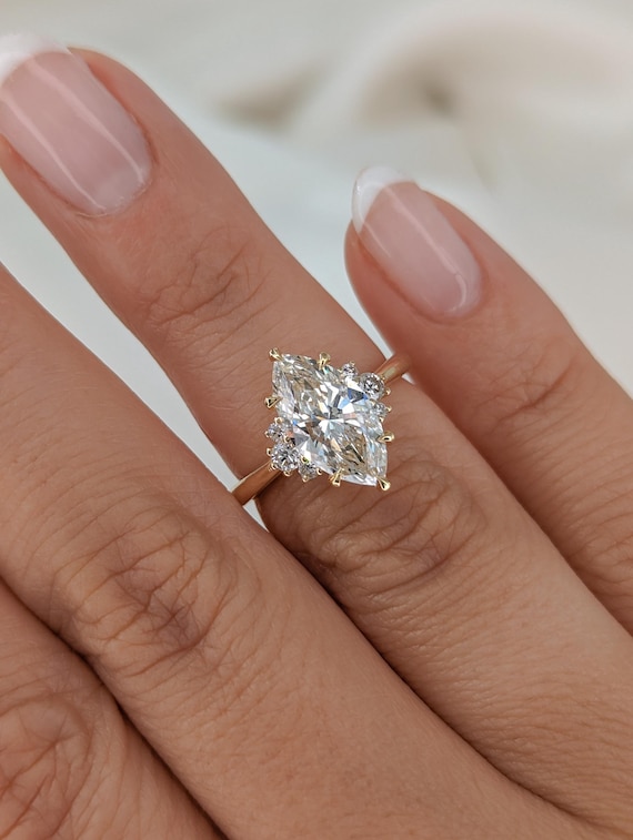 14k marquise diamond ring discount