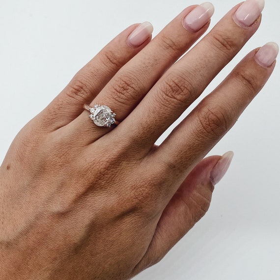1.29 carat oval diamond ring deals