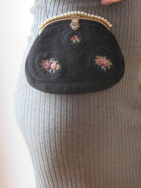 beaded vintage purse