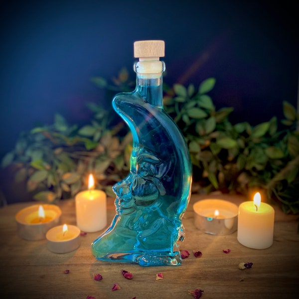 Bouteille d'eau Moon : bouteille de potion en verre avec bouchon en liège
