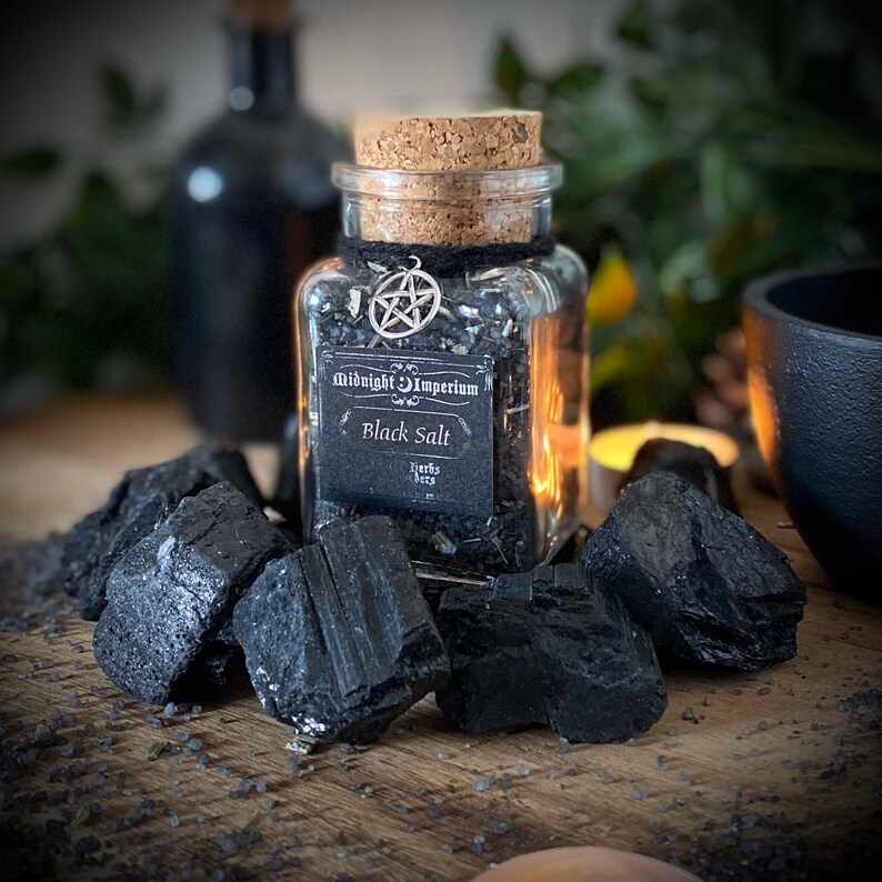 Original Black Salts Black Salt Bath Salt Witch Salt Etsy