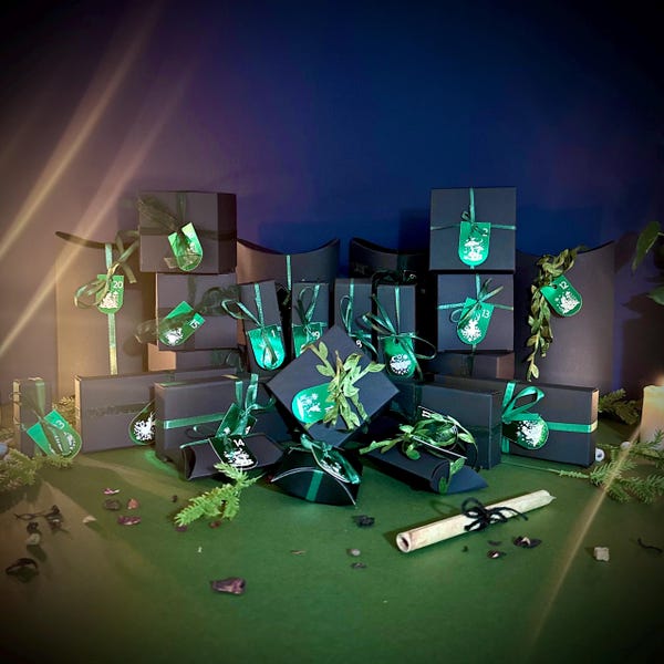 Yule 24 day advent calendar | Witch advent calendar | Christmas advent | magic advent  | Midnight Imperium