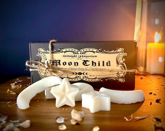 Natural wax melts | Moon child | made with essential oils | witch gift | Wiccan | Witch | Wicca | Midnight Imperium