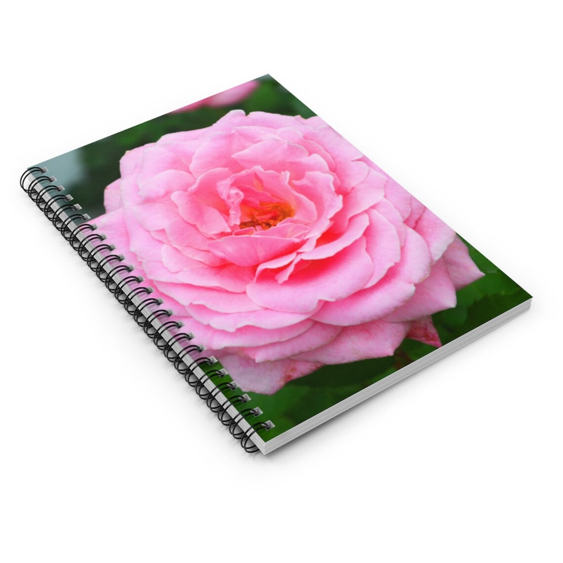 Spiral Notebook Ruled Line Pink Rose Notebook Rose Lovers Etsy UK