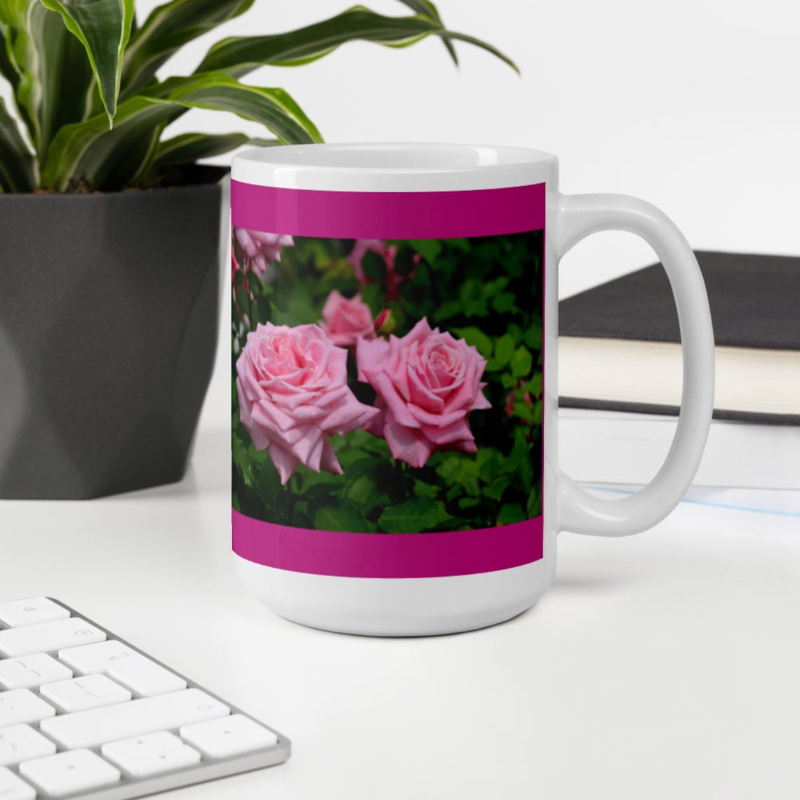 Taza Rosa Rosas Amantes De Las Rosas Taza De Café Taza Etsy España