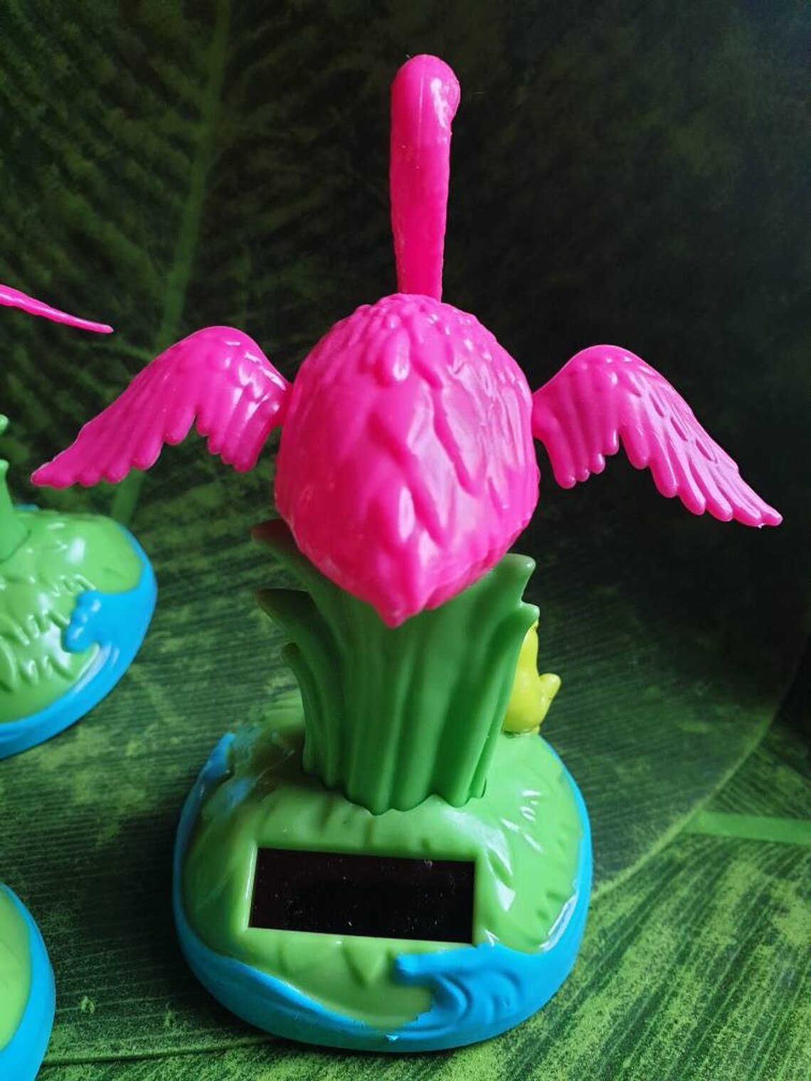 Solar Hula Flamingo solar powered hawaiian dashboard solar Etsy