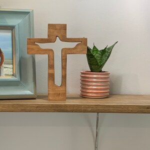 Wooden Cross Jesus Easter decoration