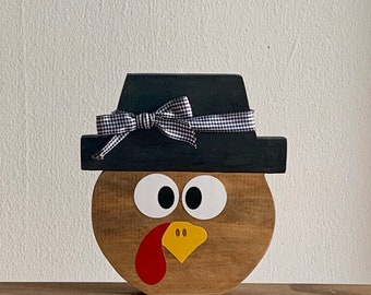 Wooden Turkey Decoration