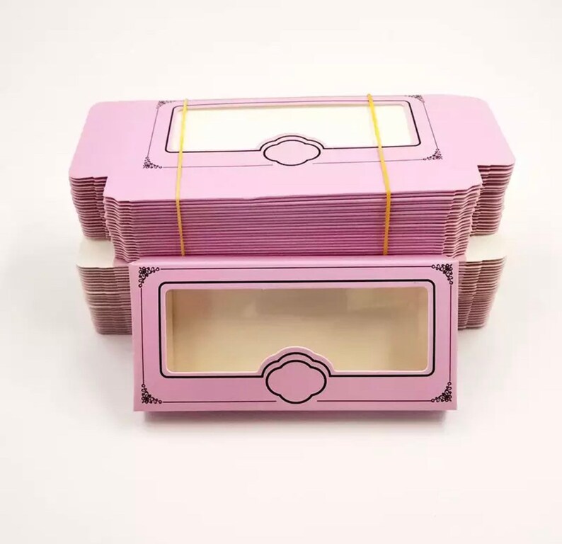 Wholesale Eyelashes Boxes 50/100pcs eyelash Box Bulk Pink lash Etsy