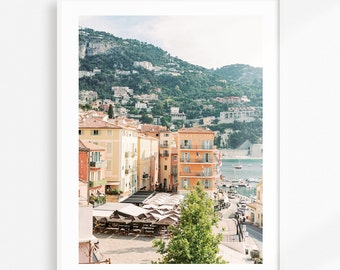 French Riviera Fine Art Print | Town of Villefrance-Sur-Mer in the French Riviera | Fine Art Travel Photography Print | Côte d&#39;Azur Wall Art