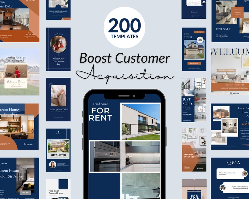 Real Estate Instagram Templates Real Estate Agent Toolkit Etsy