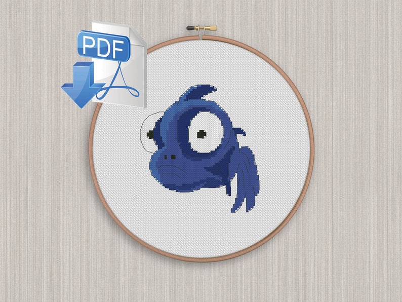 Modern Cross Stitch Cross Stitch Pattern Pdf Ocean Cross Stitch Tropical Fish Easy Cross Stitch Fish Cross Stitch Nursery Cross Stitch Tutorials Kits How To Safarni Org