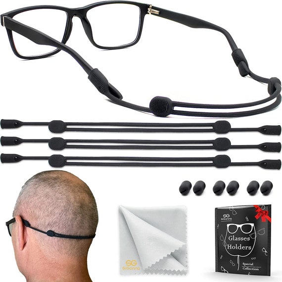 Adjustable Glasses Strap 3 Pcs Eyeglasses Strap Holders No Tail Sunglasses  Strap for Men Women Eye Glasses Holders Around Head or Neck -  Denmark