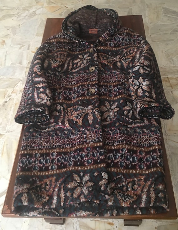 Missoni jacquard wool coat
