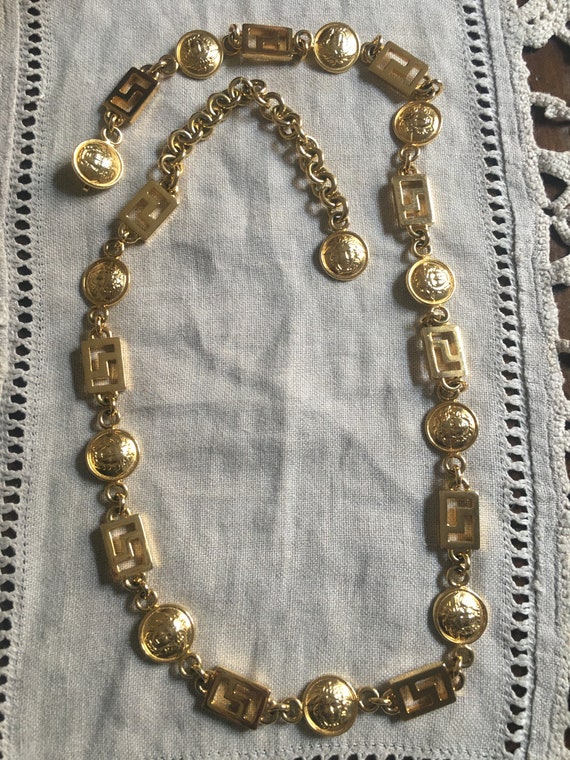 Medusa Versace belts