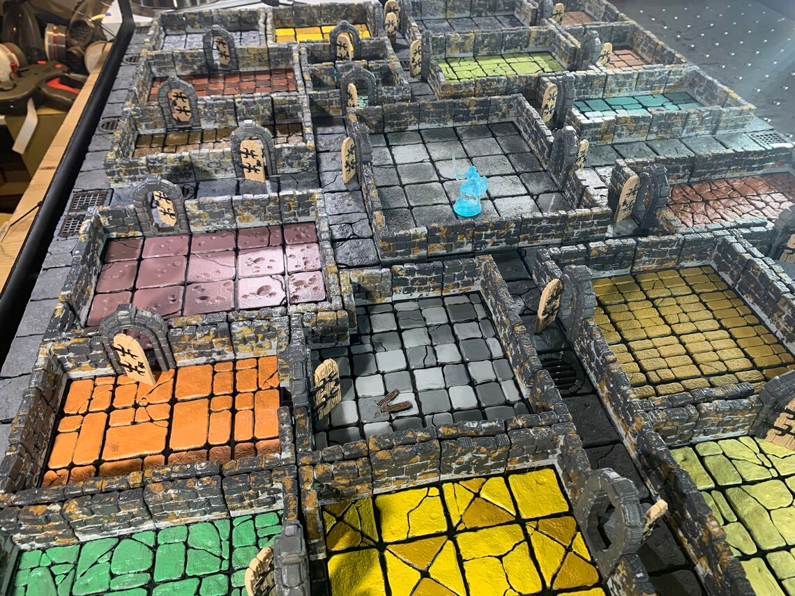 Heroquest Dungeon Quick Board Tabletop Game System Etsy