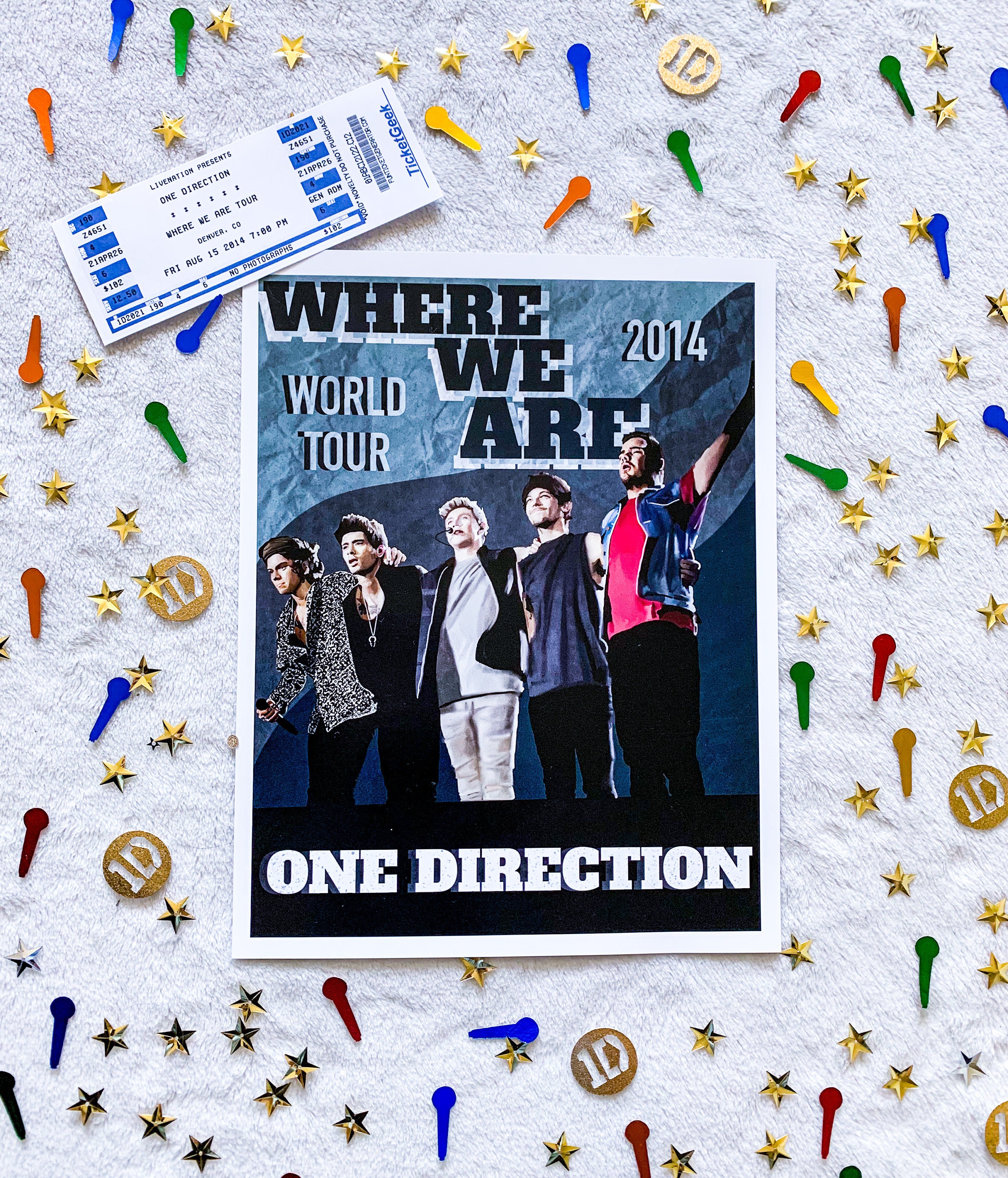 One Direction Where We Are Tour Poster Etsy