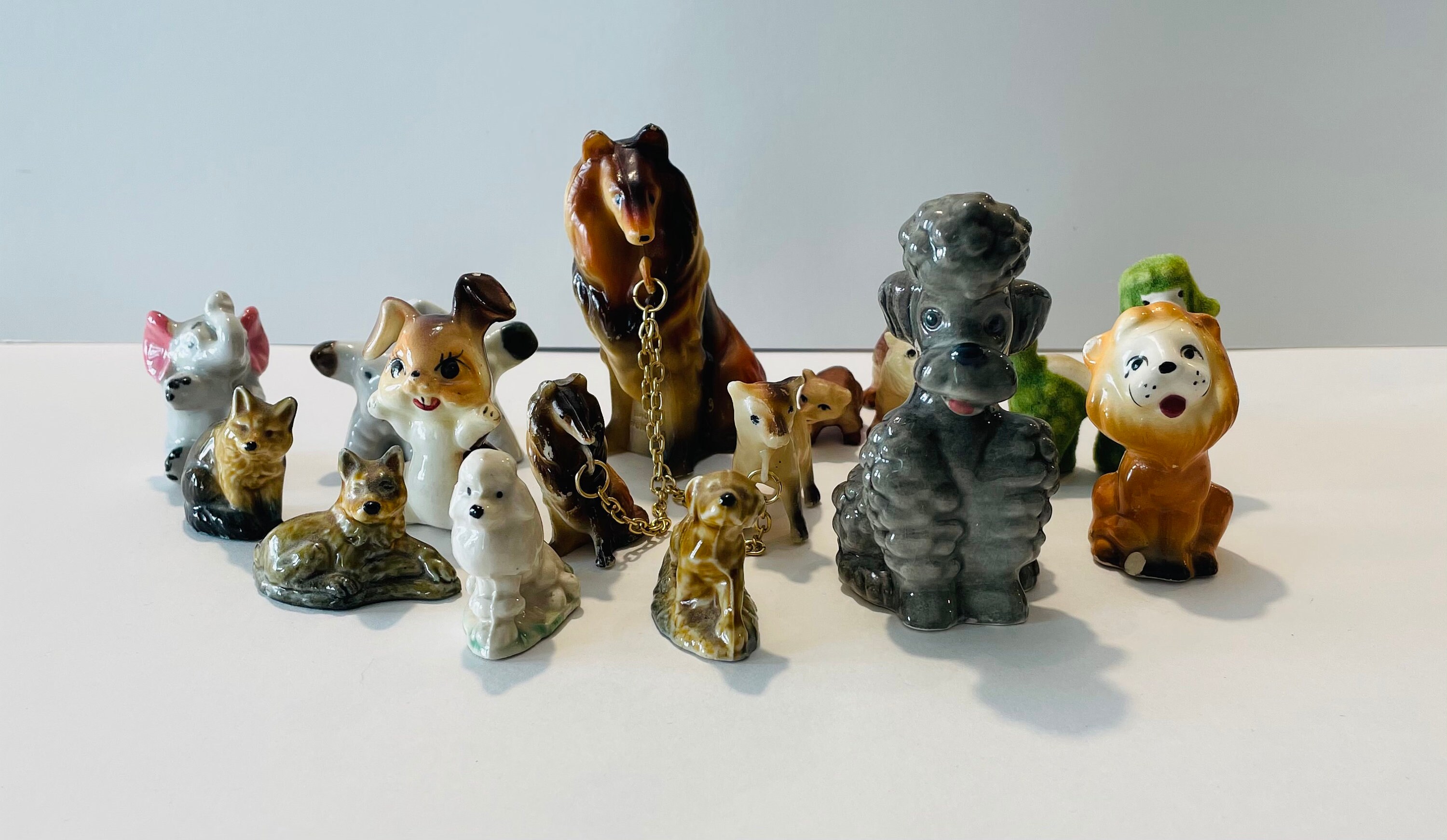 Large Lot Of Vintage Animal Figurines Etsy
