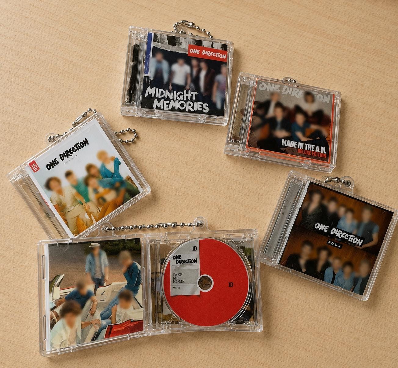 One Direction Inspired CD Mini Keychain Album - Etsy