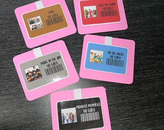 One Direction Albums Inspired VIP Card Bookmark Magnetic Book Lovers Directioner Fans