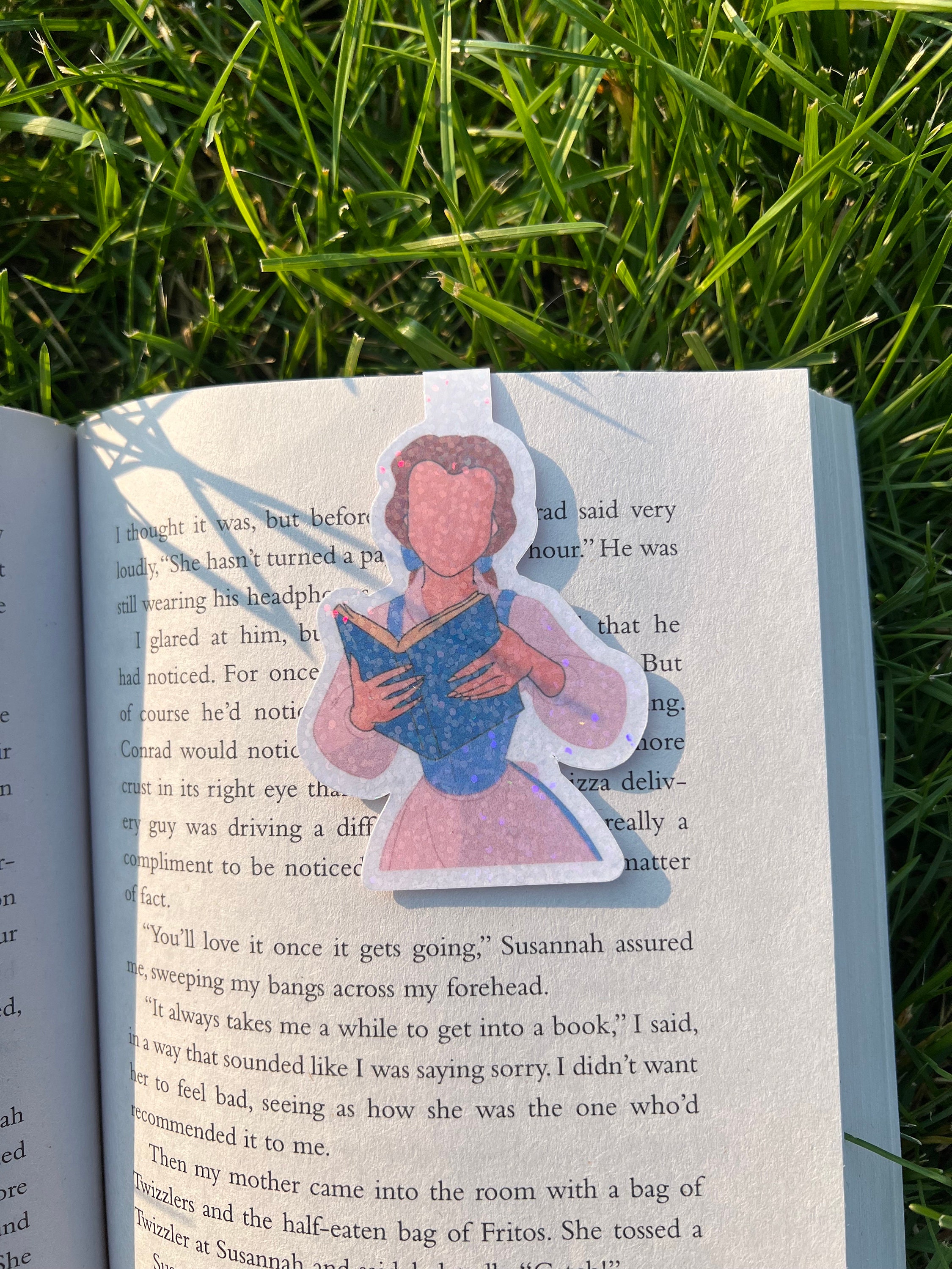 Disney Holographic Belle Reading Beauty and the Beast Inspired Bookmark ...