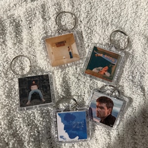 One Direction Individual Single Album Cover Keychains CD