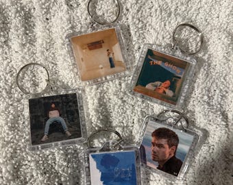 One Direction Individual Single Album Cover Keychains CD