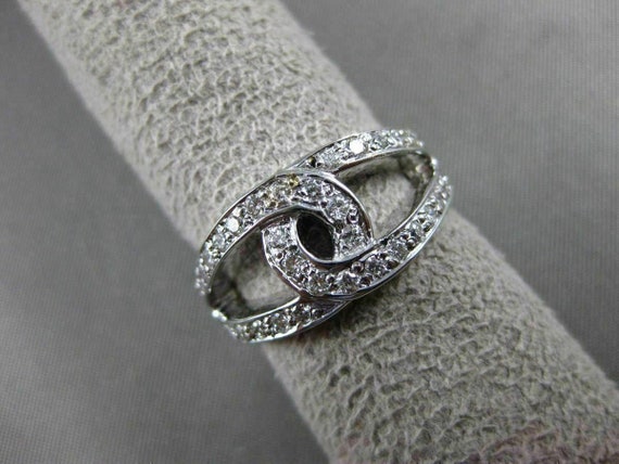 Estate Antique Wide .70ct Diamond 14kt White Gold… - image 10