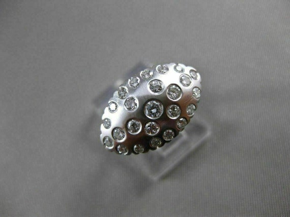 Antique .65Ct Round Diamond 14Kt White Gold Filig… - image 2
