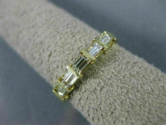 Estate .40Ct Diamond 14Kt Yellow Gold 5 Stone Wed… - image 6