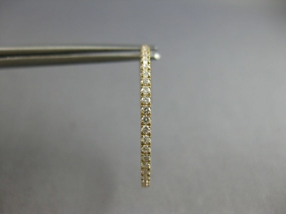 Estate .65ct Diamond 14k Yellow Gold 3d Classic I… - image 5