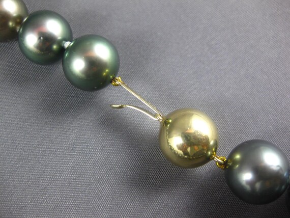 Estate Extra Large Aaa Multi Color Tahitian Pearl… - image 5