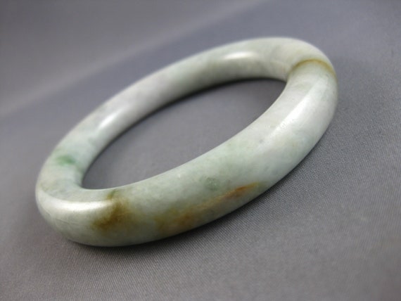 Estate Aaa Jade Handcrafted Classic 3D Solid Luck… - image 7