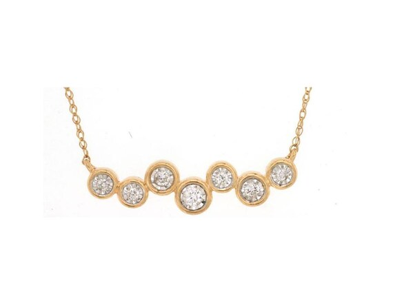 Diamond Tennis Necklace 12CT - Etika Jewels