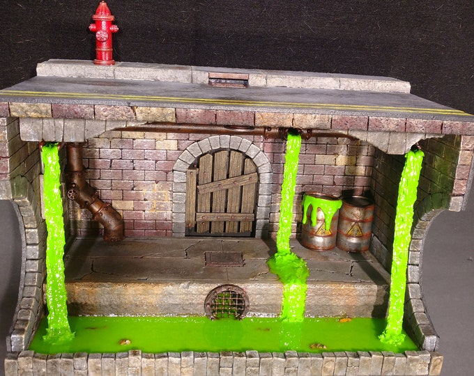 tmnt sewer diorama