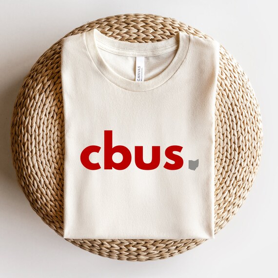 Minimalist Columbus Ohio T-Shirt / Ohio Gift  / CBUS OHIO tee / Ohio football shirt / buckeye shirt